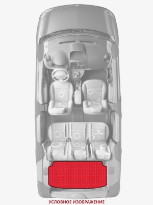 ЭВА коврики «Queen Lux» багажник для Skoda Octavia Combi RS